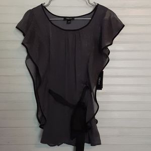 Ruffle Sleeve Blouse